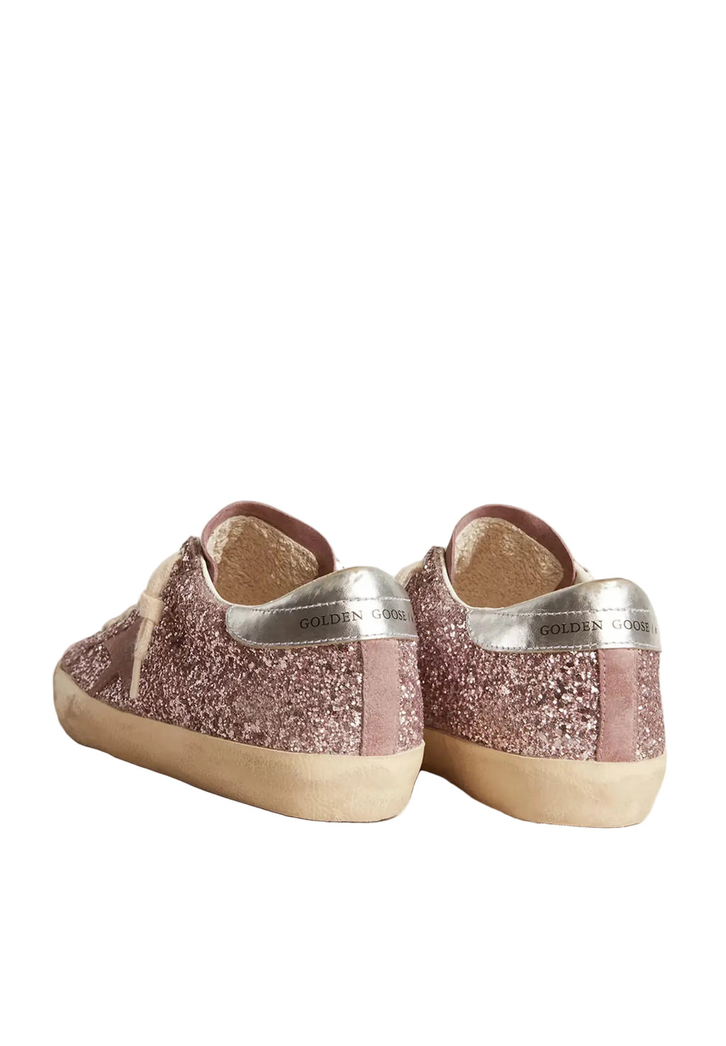 Golden Goose Ball Star pailleté Rose