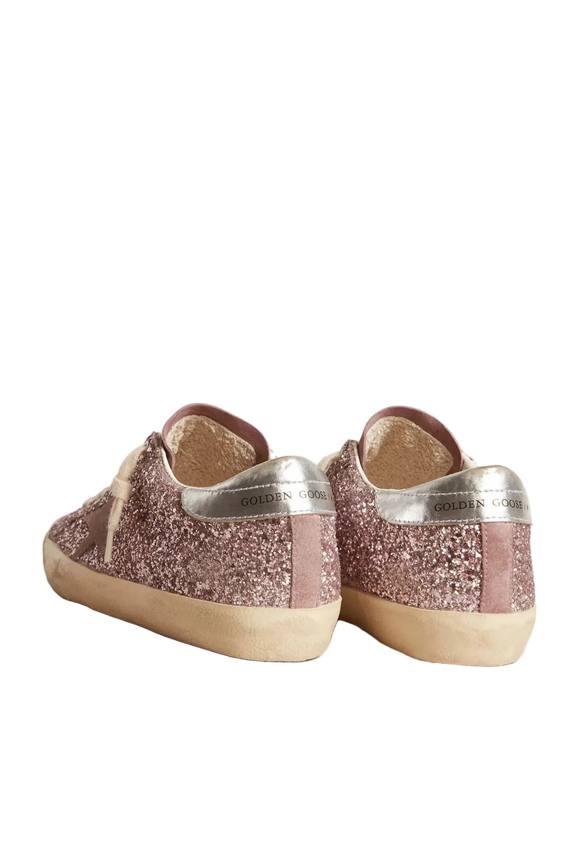 Golden Goose Ball Star pailleté Rose